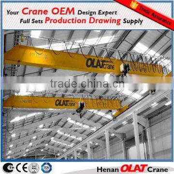 3D design drawing Europe single beam eot crane