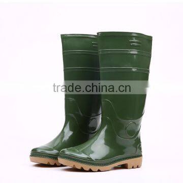 Wholesale pure design waterproof pvc rain boots, cheap plastic pvc rain boots