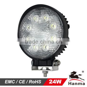 24W Led Off road lights for Atv,Utv,Suv,Truck,Farm Machinery