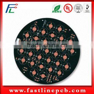 Aluminum base customized led round pcb board