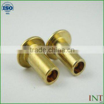 round head 3mm brass rivets