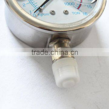 high quality nitrogen pressure gauge from ningbo zend factory