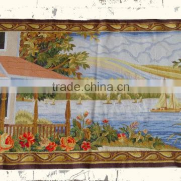 Professional embroidery tapestry/Traditional machine embroidery tapestry/Vintage tapestry/Retro tapestry