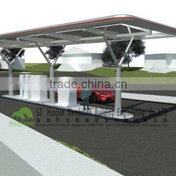 30 years guaranty toll station membrane structure ETFE