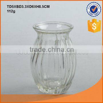 Wholesale oval glass vases with high quality