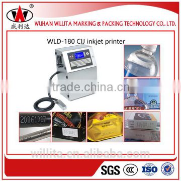 Screen printing machine date time number letters inkjet printer