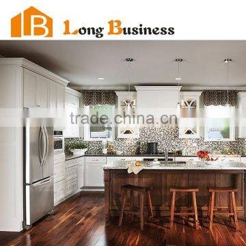 LB-DD1115 Solid wood kitchen cabinet,self assemble kitchen cabinets