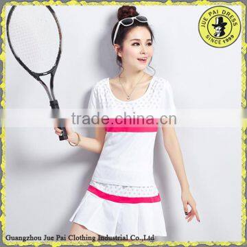 Fit Fashion Short Sleeve Female Lawn Tennis Sports Wear