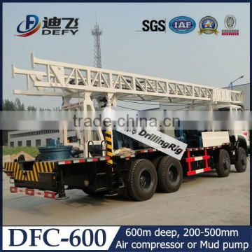 Borehole drilling machine DFC-600 Truck mounted bore well drilling machine price