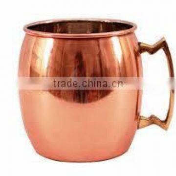 FDA approved Solid Copper Beer Mugs with Nickel Lining, Copper Drinking Mugs, Copper Mugs for Vodka, Ginger Beer Copper Mugs