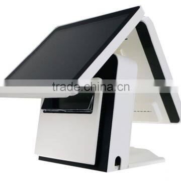 SUP-SPOS507 15" Dual Screen Pos System / Touch Screen Ordering System / Windows & Linux photo-2
