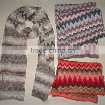 2014 newest style jacquard knitted scarf machine