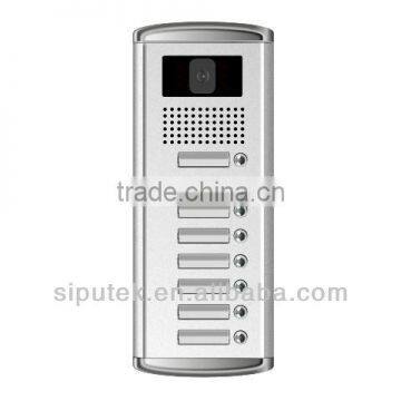 Aluminium case door entry with 1/3 ccd camera