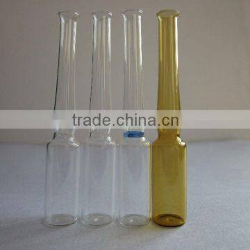 20ml low borosilicate glass ampoule with blue dot printing