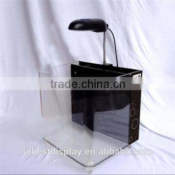 Wholesale new designed plastic fish tank, acrylic square fish tank