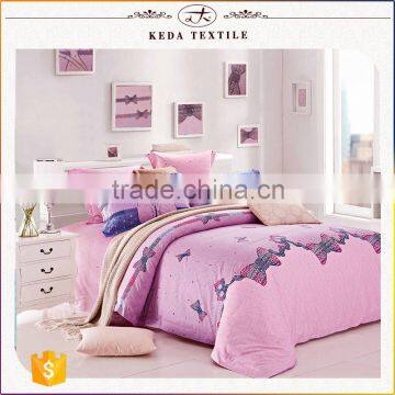 2016 China supplier manufactuing bedroom 4pcs about 200TC 100% cotton bedsheet bedding set