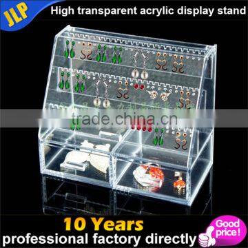 Acrylic earring with jewelry draw-out type display box