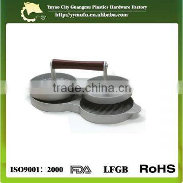 Double Burger Press Hamburger Patties Maker Meat Press Kitchen Tools photo-5