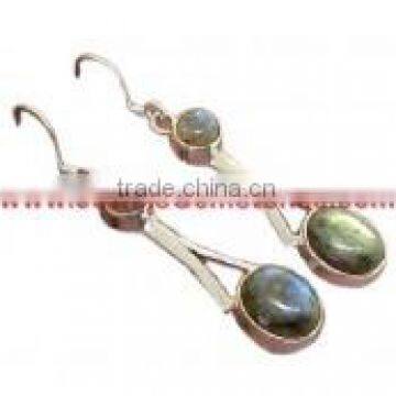 Bird Motif Garnet 925 Sterling Silver Earring, Silver Earring, Wholesale Silver Jewelry