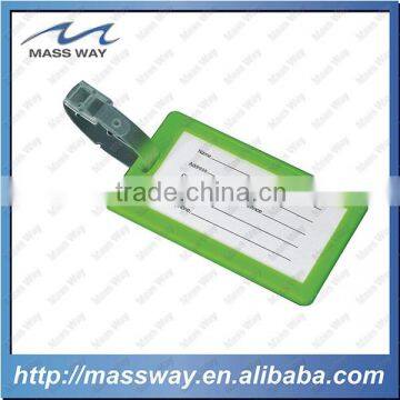 Souvenr 3D Custom Airplane Soft PVC Rubber Luggage Tag photo-3