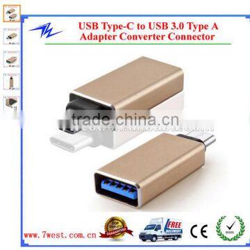 USB Type C Male to USB a 3.0(type A) High- Speed Adapter Connector Converter for 2015 New 12 Inch Macbook