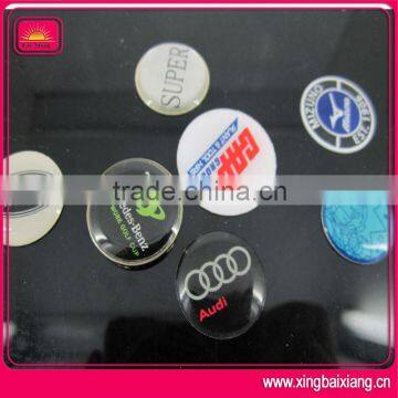 Custom logo epoxy resin dome sticker