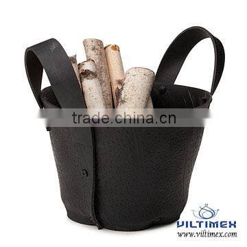 Recycled Tyre Log Basket, Planter, Storge Rubber Basket