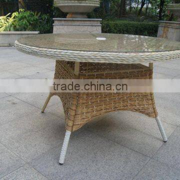 Hotel outdoor rattan modern French table for dining