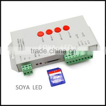 t1000s sd card led pixel controller for ws2812b ws2801 apa102 ws2811 ucs1903