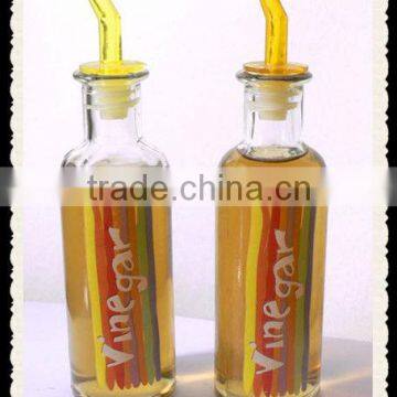 glass oil bottle