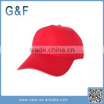 Blank Wholesale Red 5 Panel Hat