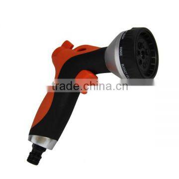 8 pattern clik trigger nozzle double colour rubber coated