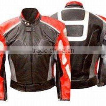 Leather Motorbike Racer Jacket