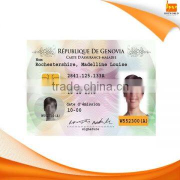 CR80 4C Printable Employee Staff Plastic Card Digital ID Card Photo Card
