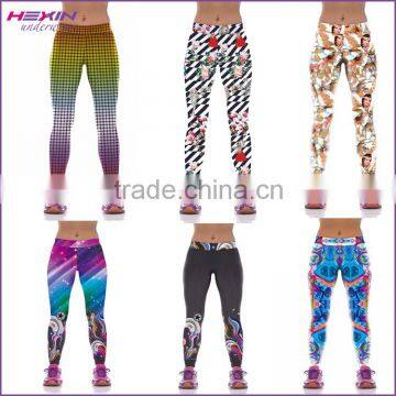 Free Shipping Womens Printed Shiny 3d Leggings photo-2