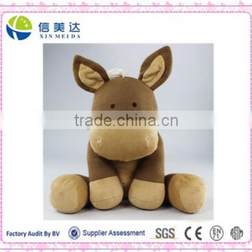 Plush Soft Custom Baby Knitted Horse Stuffed Toy