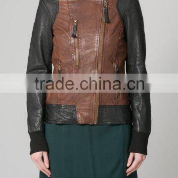 ladies Leather Jacket 2014 latest style