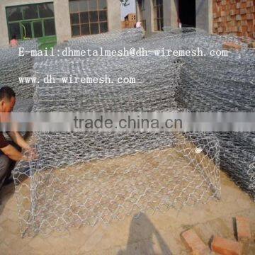 Galvanized Iron Wire Material and Cages,Flood Control Embankment Application gabion box(pvc coated)