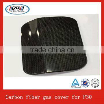 Carbon fiber fuel tank cover auto gas cover for F30 auto accessories