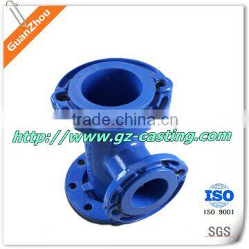 Ductile Iron casting guanzhou custom flange pipe fittings