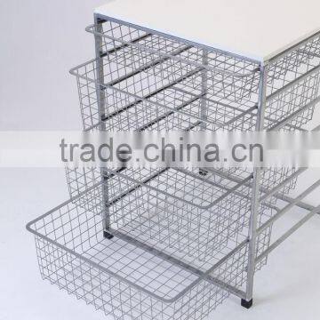 Adjustable Metal Shelf Furniture for Double Slotted Wall Stand and Desk photo-5