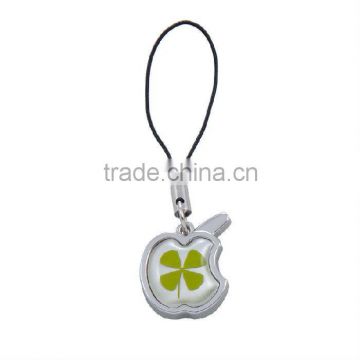 Lucky four leaf clover phone charms