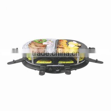 Household stone raclette grill