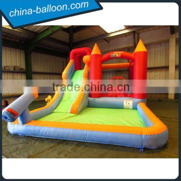 happy inflatable bouncer combo,giant inflatable bouncer slide with pool for kids                        
                                                                                Supplier's Choice