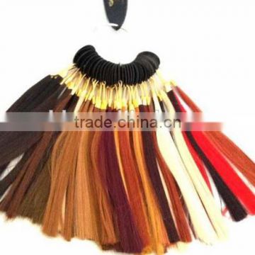 Wholesale color ring with more than 200 colors for you choice/hair color chart