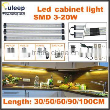 300mm,4w,DC 12V Aluminum LED Cabinet Light With Motion Sensor Switch Use for Kitchen,LED driver with SAA approved