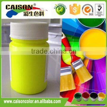 30kgs plastic barrel of Fluorescent Lemon Yellow pigment preparations for paints