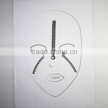 Custom Halloween Temporary Fake Wound Face Tattoos Glitter Face Tattoos Waterproof Face Stickers Manufacturer photo-3