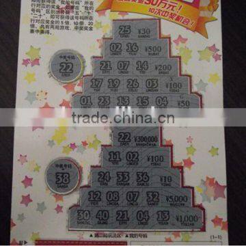 200g Thermal Paper Scratch Tickets Card Printing Quality Choice photo-3