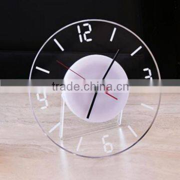 Acryl crystal wall clock